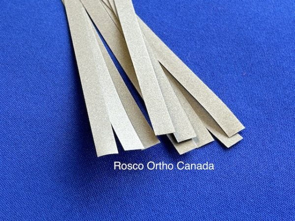 BANDES SABLÉ MÉTALLIQUES 6 MM